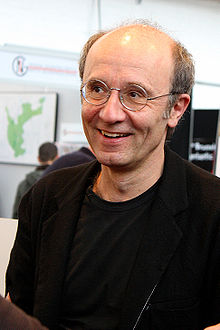 Philippe Geluck à l'édition 2010 de la foire du livre de Bruxelles.