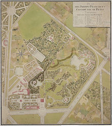 Plan général du hameau de 1787