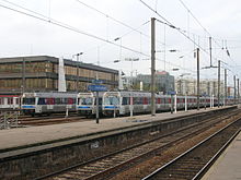 Site de remisage des Z 6400 situé à proximité de la gare de Pont-Cardinet.