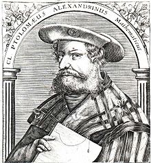 Ptolémée d'après une gravure allemande du XVIe siècle
