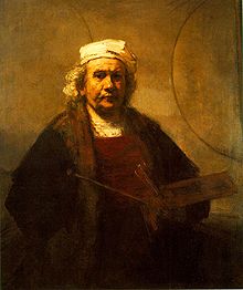 Autoportrait par Rembrandt (1661).