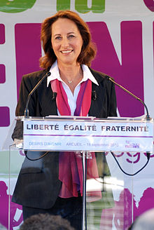 Ségolène Royal lors de la 3ème édition de la fête de la Fraternité à Arcueil, le samedi 18 septembre 2010.