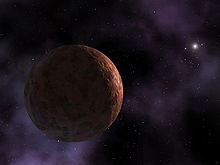 Sedna, un objet rouge et glacé, est à peine éclairé par le Soleil