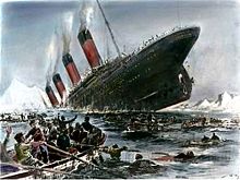 le naufrage du Titanic peint par Willy Stöwer