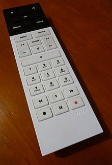 La télécommande du décodeur G5 est presque identique à celle du cube