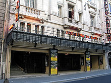 Photo de l'entrée du Théâtre Mogador