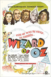 Accéder aux informations sur cette image nommée Wizard of oz movie poster.jpg.