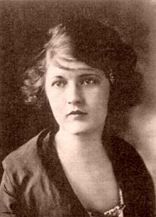 Zelda Sayre en 1919.