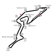 Nürburgring ou Circuit d'Hockenheim (alternance)