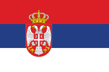 Drapeau et pavillon d'État de la Serbie