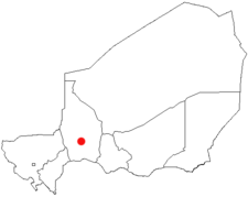 Localisation de Tahoua au Niger