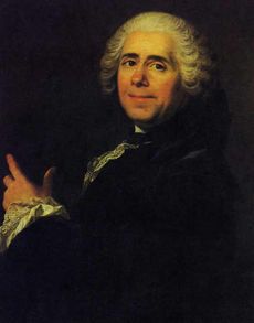 Portrait de Marivaux peint par Louis Michel van Loo
