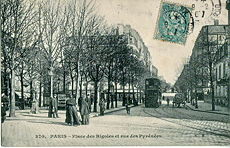 Place des Rigoles et rue des Pyrénées.jpg