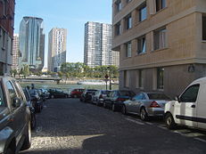 Paris 16e - rue Eugène-Poubelle - vue vers la Seine.JPG