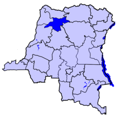 Localisation du district de la Mongala