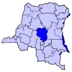 Localisation du district de la Sankuru