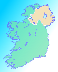 Localisation de Ráth Cairn en Irlande
