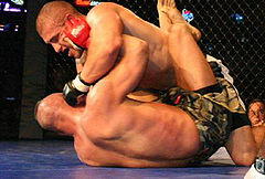 La victoire en MMA est souvent lié à un knockout ou à une soumission (technique d'abandon).