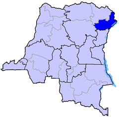 Localisation du district de l'Isturi