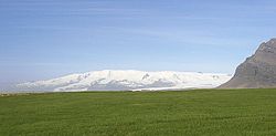 Vue de l'Öræfajökull depuis l'est.