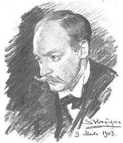Portrait de Hugo Alfvén, par Peder Severin Krøyer, 1903