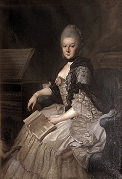 Portrait de la duchesse Anne-Amélie de Saxe-Weimar-Eisenach