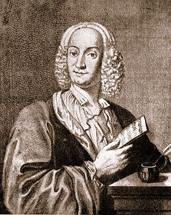 Portrait de Vivaldi, gravure sur cuivre de François Morellon de La Cave