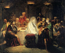 Macbeth apercevant le spectre de Banco Théodore Chassériau (1854)