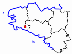 Localisation du Canton de Bannalec