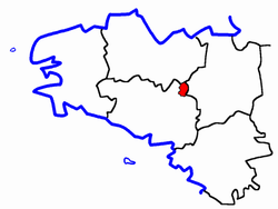 Localisation du Canton de Mauron