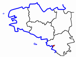 Localisation du Canton de Paimbœuf