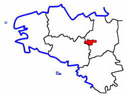 Localisation du Canton de Plélan-le-Grand