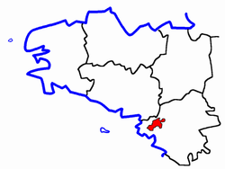 Localisation du Canton de Pontchâteau