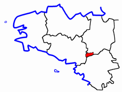 Localisation du Canton de Redon