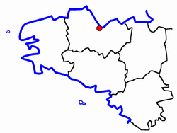 Localisation du Canton de Saint-Brieuc-Sud