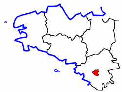 Localisation du Canton de Saint-Étienne-de-Montluc