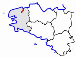 Localisation du Canton de Taulé