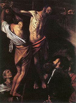 Caravaggio Crucifixion santandrew.jpg