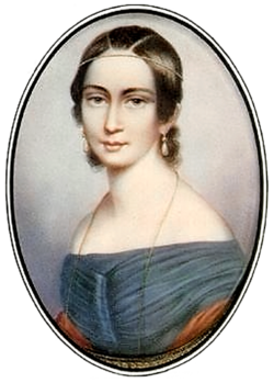 Clara Schumann - Lithographie d'Andreas Staub.