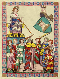 Meister Heinrich Frauenlob (Codex Manesse, fol. 399r)