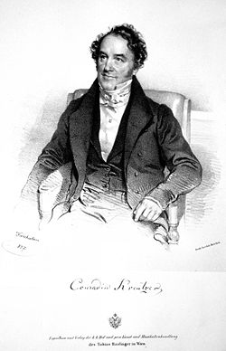 Conradin Kreutzer (lithographie de Josef Kriehuber)