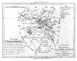 Carte du département de Seine-et-Oise
