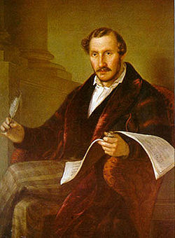 Portrait de Donizetti par Giuseppe Rillosi (1811-1880)Museo del Teatro alla Scala