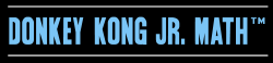 Logo de Donkey Kong Jr. Math.