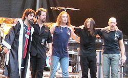 Dream Theater à Paris (France) en 2005