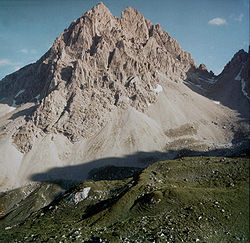 Le Dremelspitze vu du nord