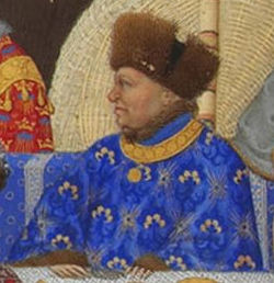Jean de Berry, profil issu des Très Riches Heures du duc de Berry