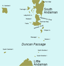 Carte de la passe Duncan.