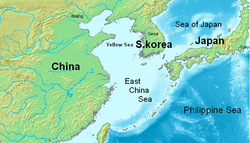 La mer de Chine orientale