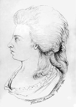 Portrait par F. Parmantié, 1784